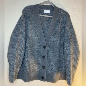 Shaker stitch Knit cardigan